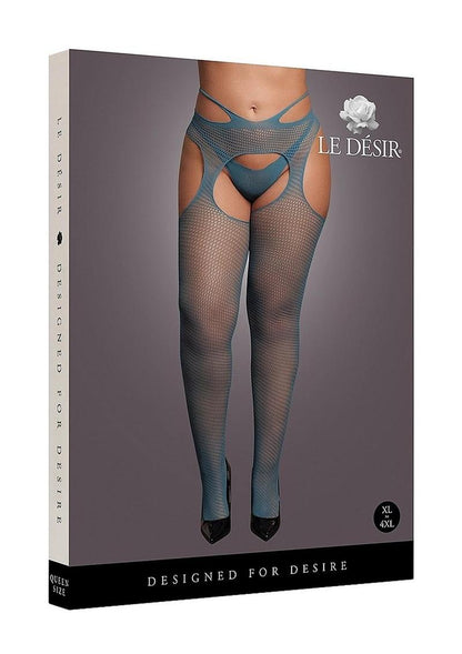 Le Desir Suspender Pantyhose with Strappy Waist