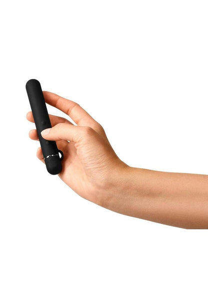 Le Wand Baton Rechargeable Silicone Vibrator - Black