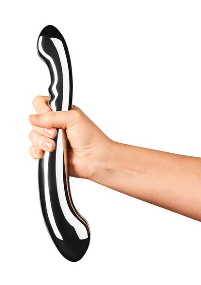 Le Wand Contour Dual End Dildo - Stainless - Steel