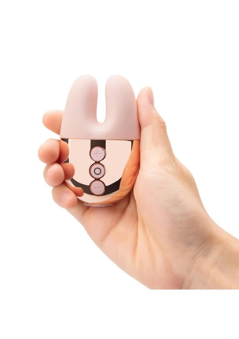 Le Wand Double Vibe Rechargeable Silicone Rabbit Vibrator - Rose Gold