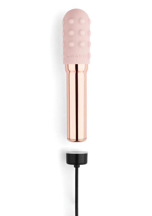 Le Wand Grand Bullet Rechargeable Silione Vibrator - Rose Gold