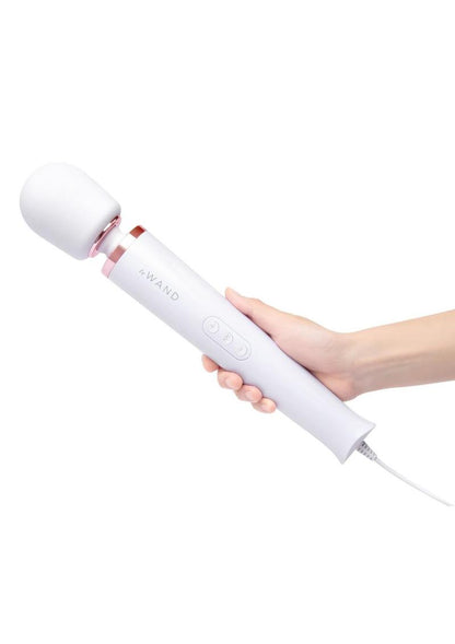 Le Wand Plug-In Massager - Sky - White