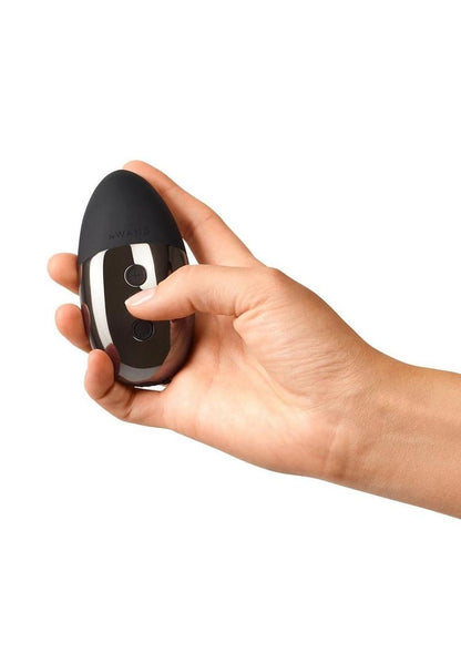 Le Wand Point Rechargeable Silicone Contoured Mini Vibrator - Black