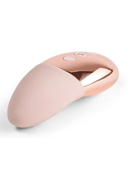 Le Wand Point Rechargeable Silicone Contoured Mini Vibrator - Rose Goild