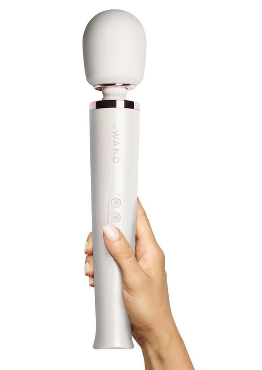 Le Wand Rechargeable Silicone Massager - Pearl - White