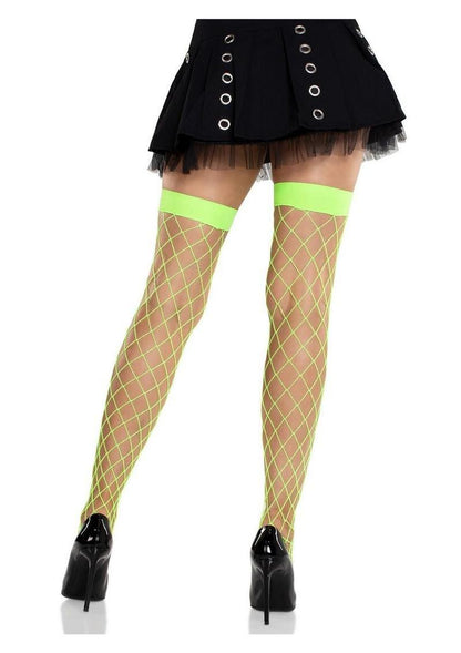 Leg Avenue Fence Net Thigh High 1