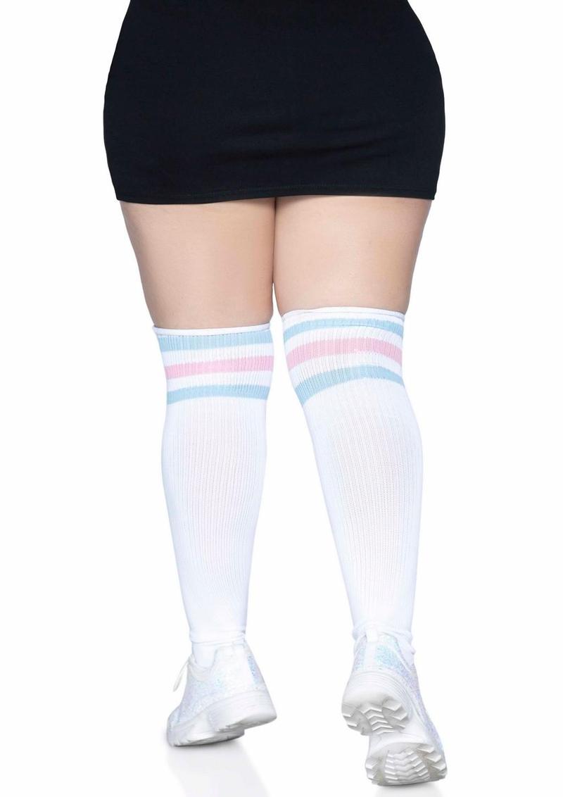 Leg Avenue Over The Knee Athletic Socks