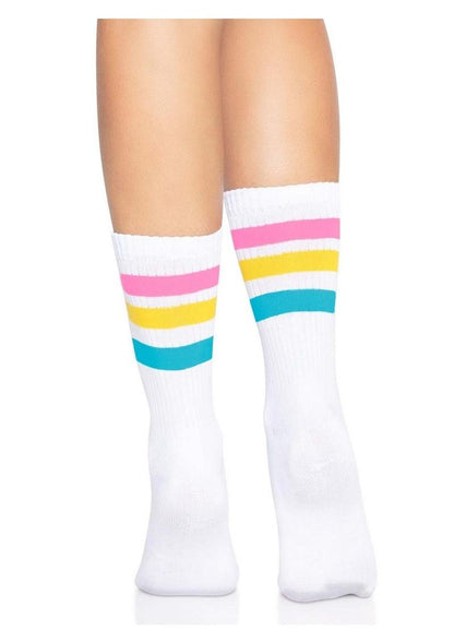 Leg Avenue Pride Crew Socks Pansexual - Multicolor - One Size