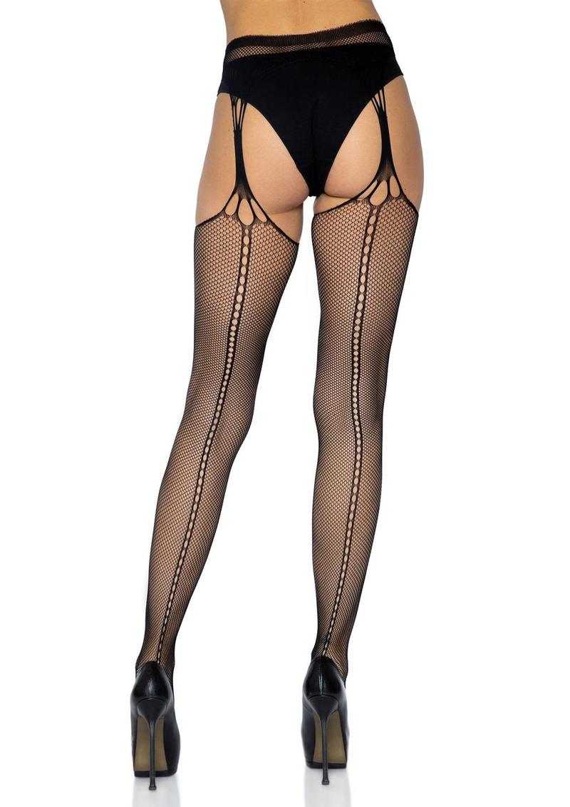 Leg Avenue Scale Net Suspender Hose