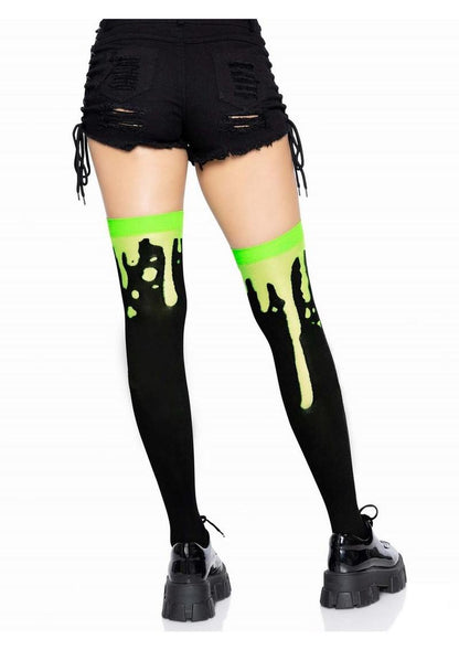 Leg Avenue Splatter Thigh Highs