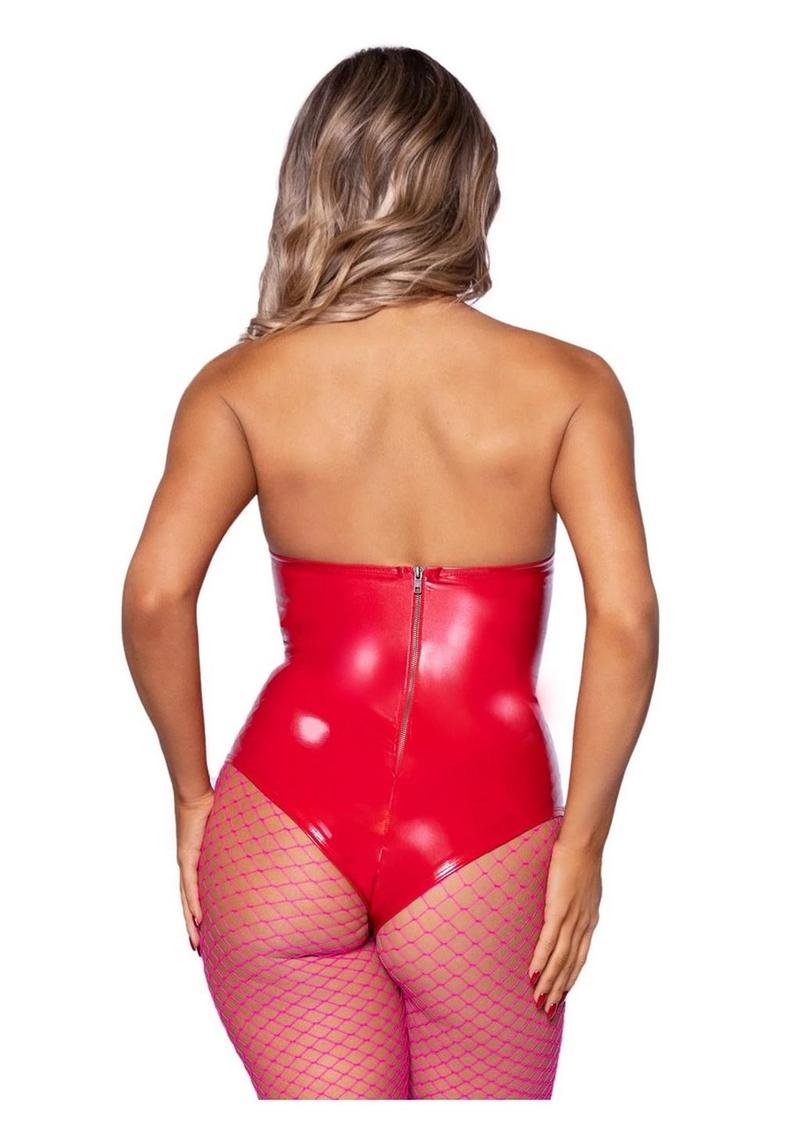 Leg Avenue Vinyl Boned Bodysuit