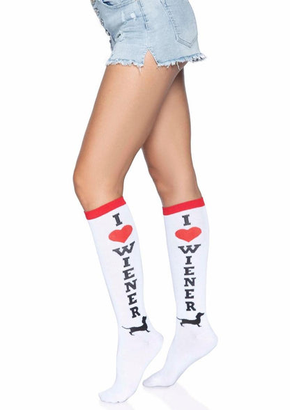 Leg Avenue Weiner Dog Knee Highs