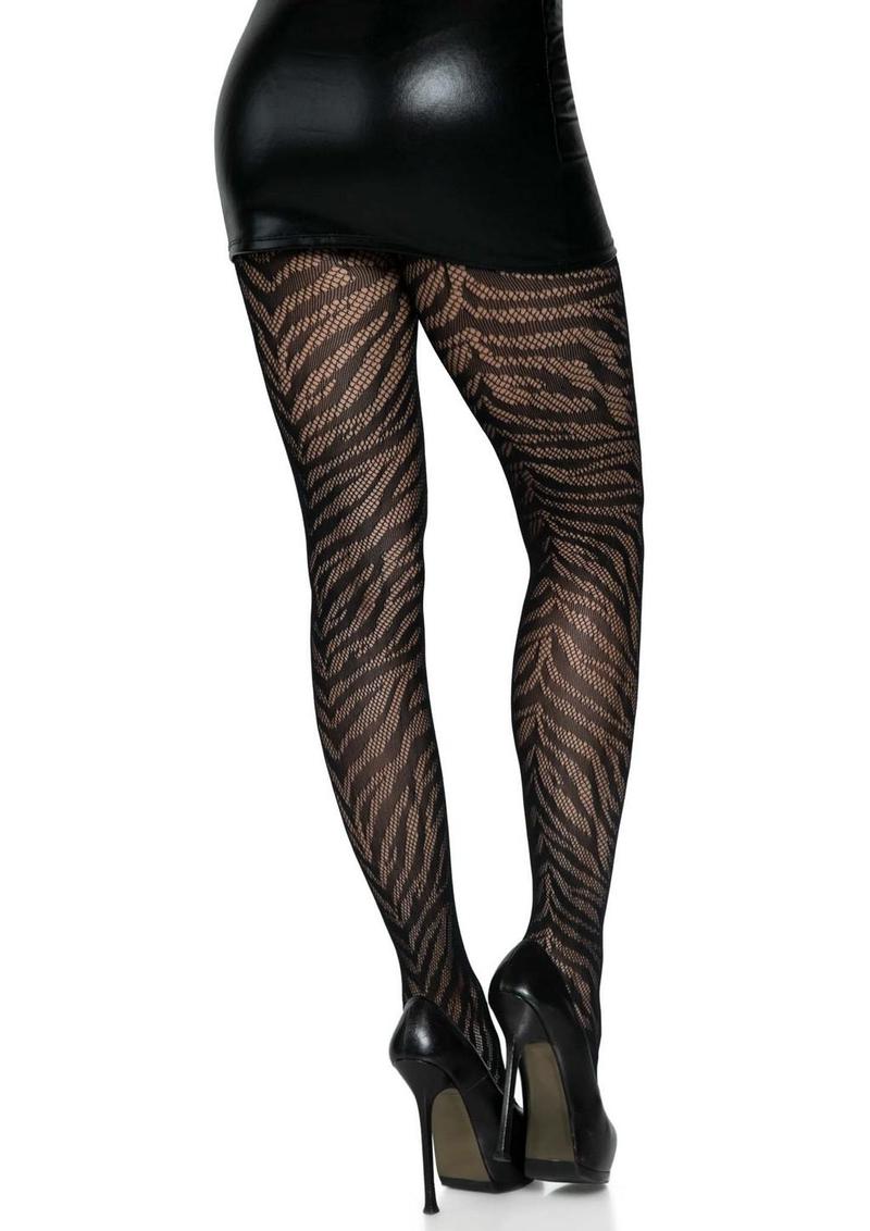 Leg Avenue Zebra Net Tights