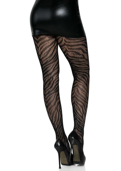 Leg Avenue Zebra Net Tights