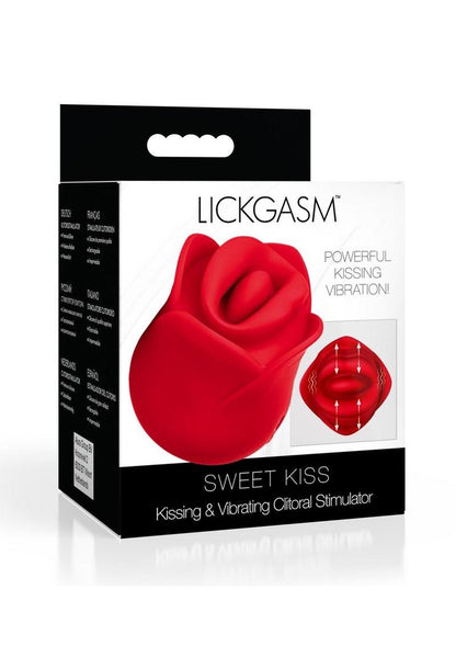 Lickgasm Sweet Kiss Kissing and Vibrating Rechargeable Silicone Clitoral Stimulator