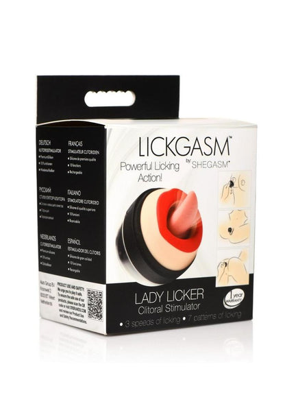 Lickgasms Lady Licker 10x Rechargeable Silicone Clitoral Stimulator