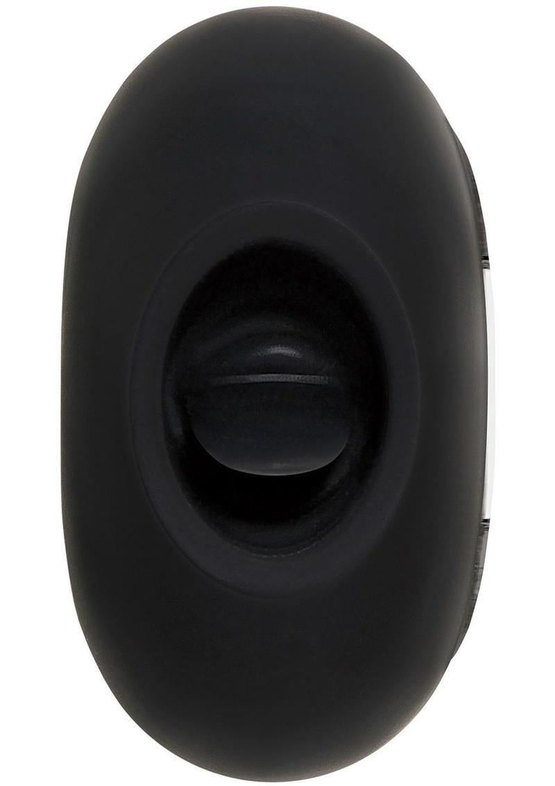 Lickity Slit Rechargeable Silicone Massager - Black