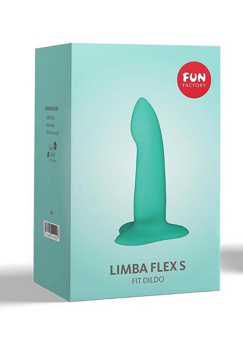 Limba S Silicone Posable Dildo with Suction Cup Base - Carribean