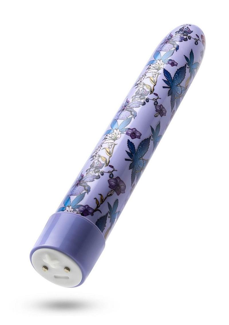 Limited Addiction Floradelic Rechargeable Slimline Vibrator - Purple