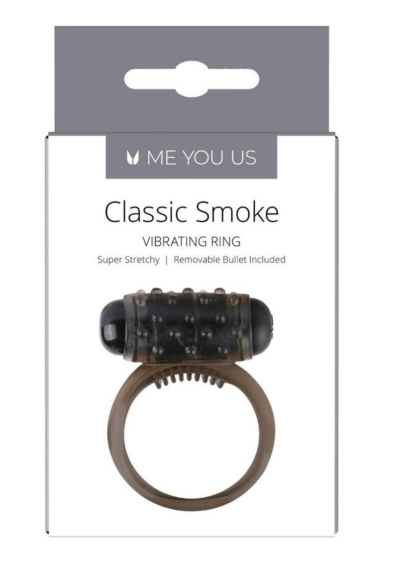 Linx Classic Smoke Vibrating Cock Ring - Smoke