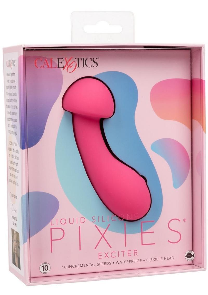 Liquid Silicone Pixies Exciter Rechargeable Vibrator