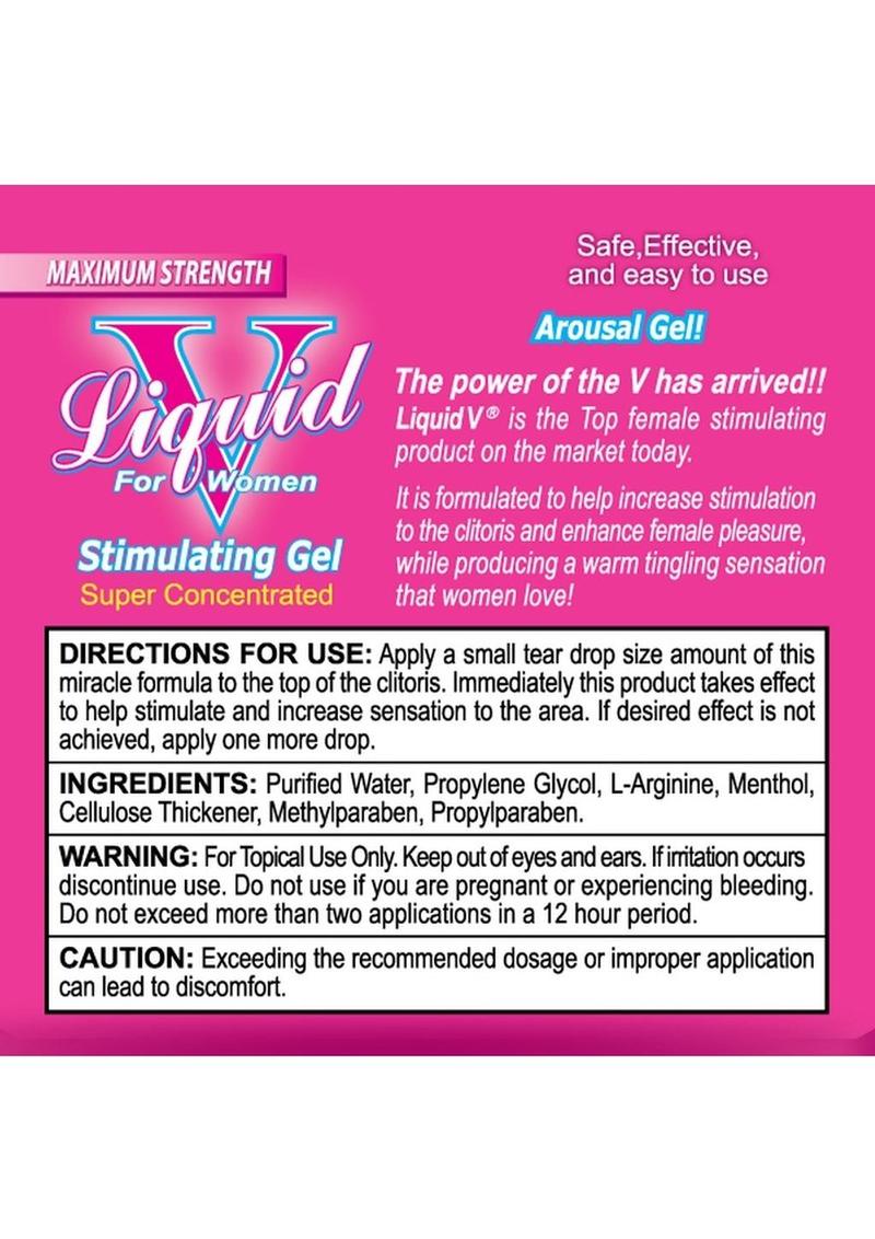 Liquid V Stimulating Gel For Women