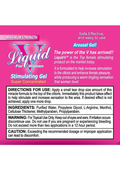 Liquid V Stimulating Gel For Women