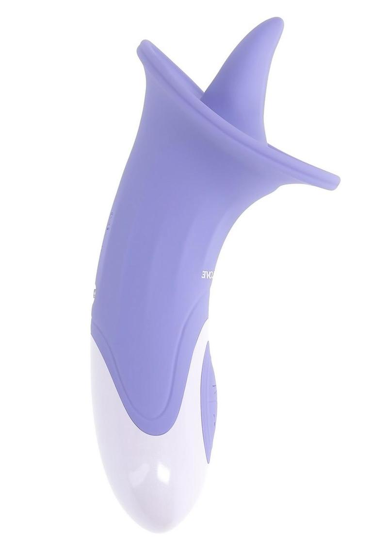 Lix and Kisses Rechargeable Silicone Clitoral Stimulator - Purple