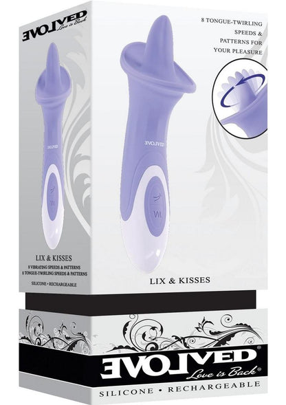 Lix and Kisses Rechargeable Silicone Clitoral Stimulator