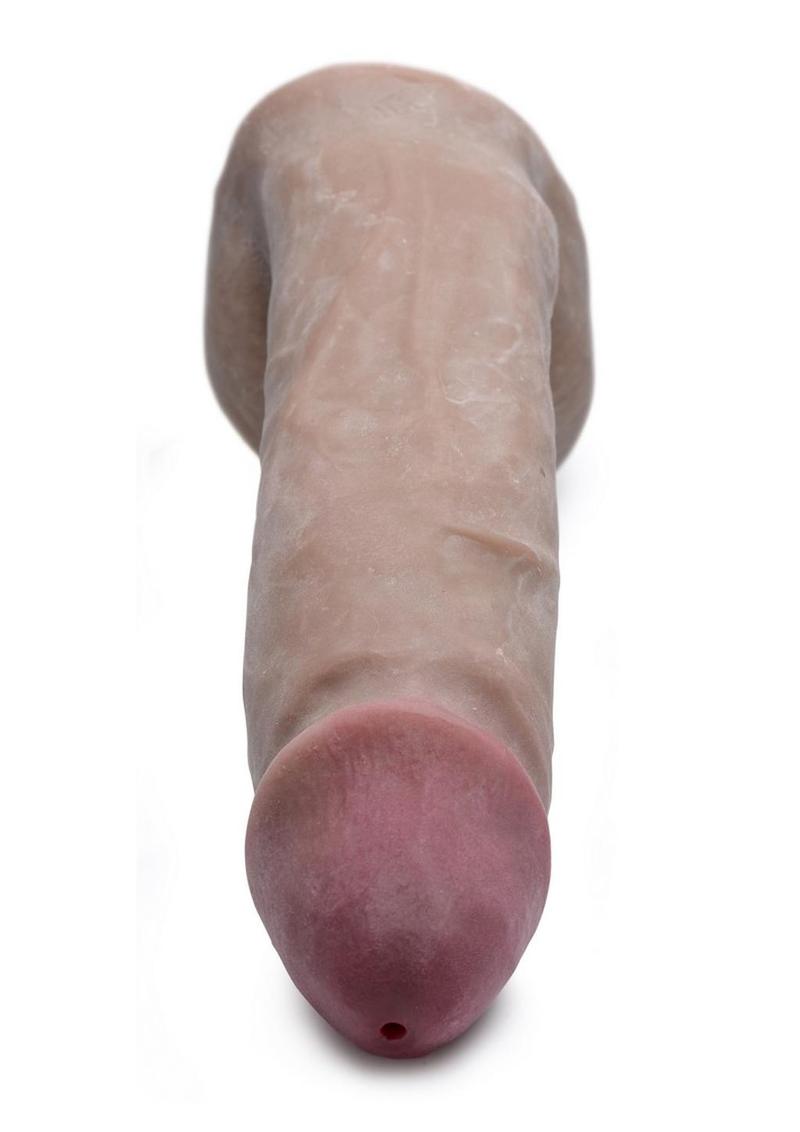 Loadz Dual Density Squirting Dildo - Chocolate - 8in