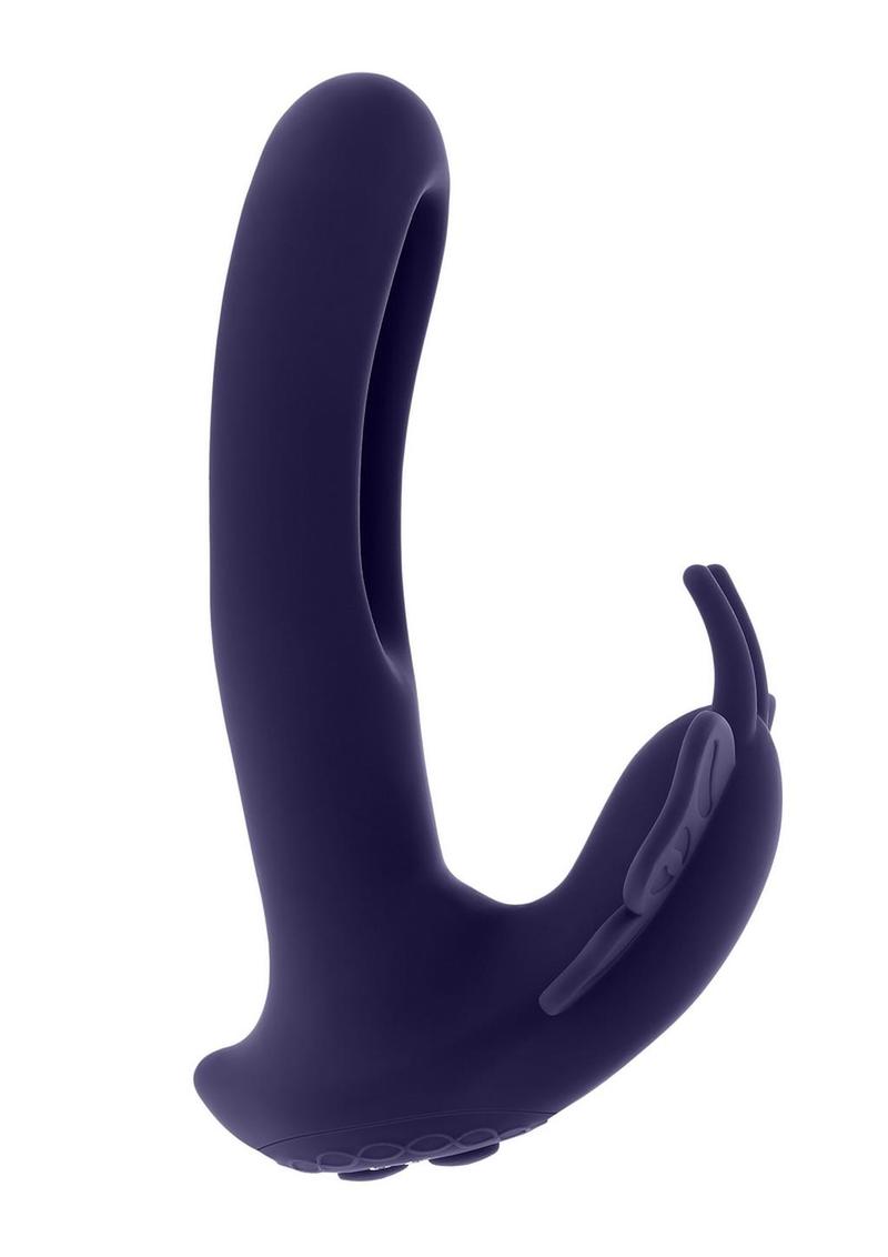 Lord Of The Wings Rechargeable Silicone Butterfly Stimulator with Remote