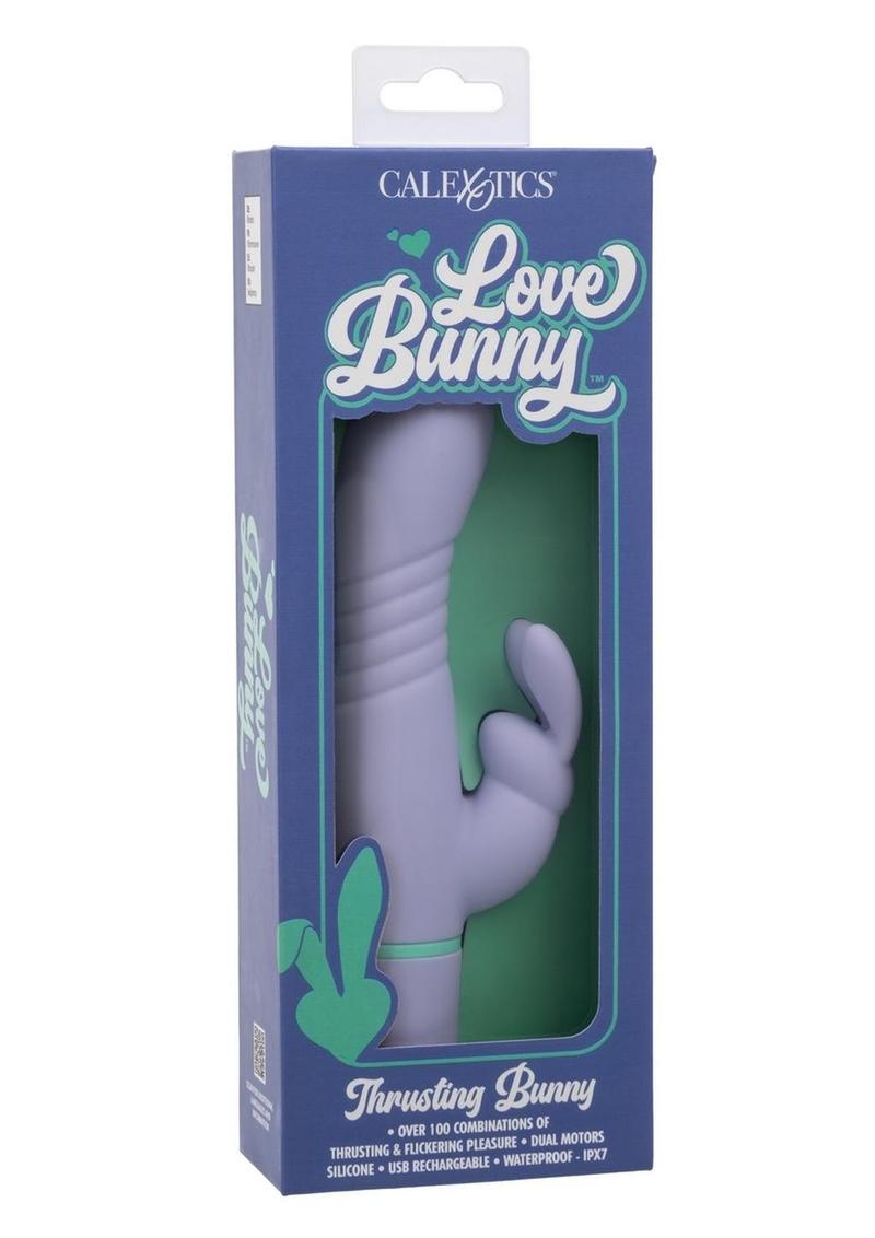 Love Bunny Thrusting Bunny Rechargeable Silicone Rabbit Vibrator