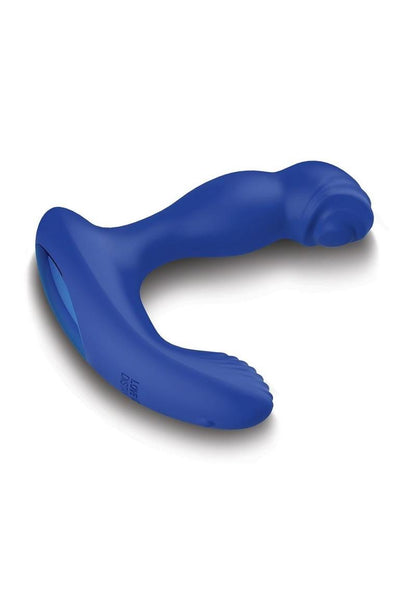 Love Distance Link App Controlled Silicone Rechargeable Prostate Vibrator - Blue