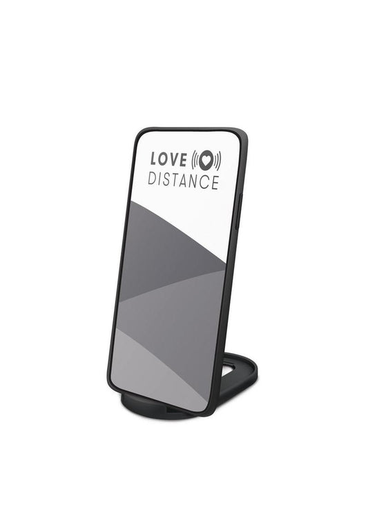 Love Distance Mag App Controlled Silicone Rechargeable Panty Vibe - Black