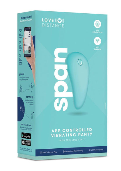 Love Distance Span App Controlled Rechargeable Panty Vibe