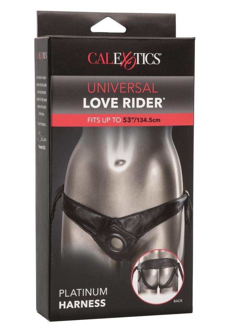 Love Rider Platinum Harness Strap-On - Black