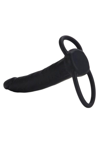 Love Rider Silicone Dual Penetrator Dildo Cock Ring