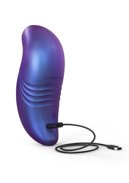 Love to Love Believer Rechargeable Silicone Clitoral Stimulator - Iridescent Night - Blue