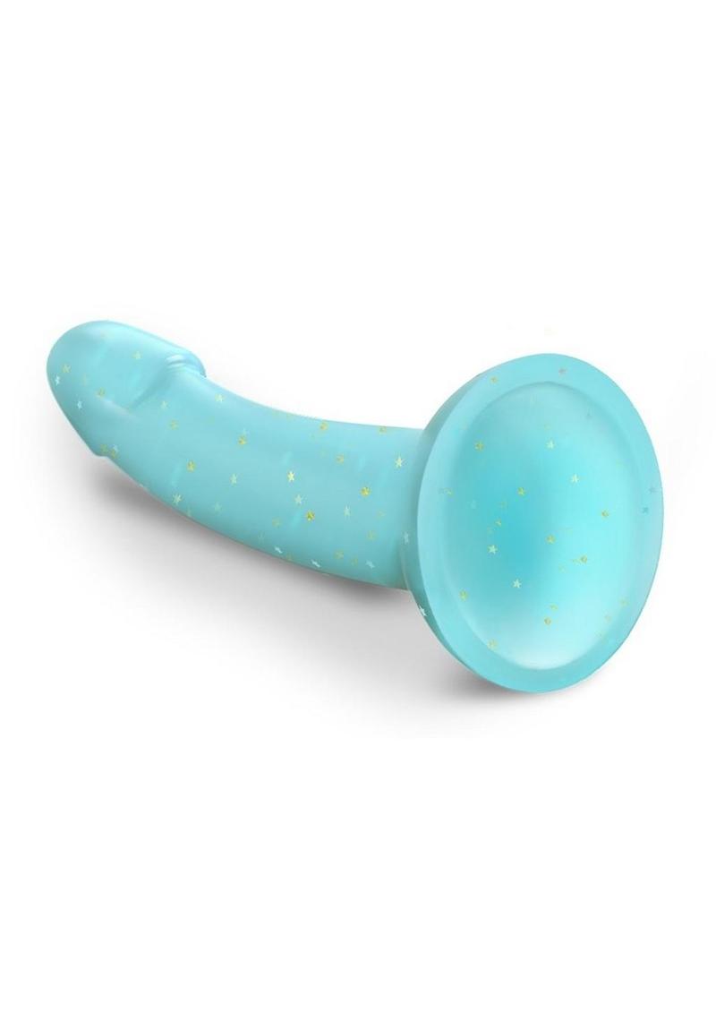 Dildolls Nightfall Silicone Dildo - Gold/Teal