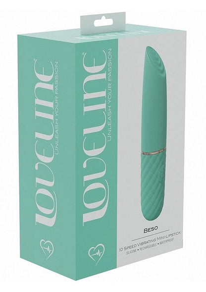 Loveline Dona Mini Lipstick Silicone Rechargeable Vibrator - Green