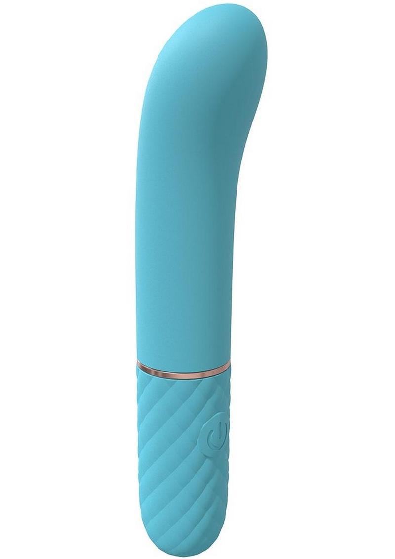 Loveline Dolce Silicone Rechargeable 10 Speed Mini G-Spot Vibrator - Blue