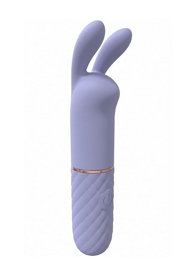 Loveline Dona Mini Rabbit Silicone Rechargeable Vibrator - Lavender/Purple