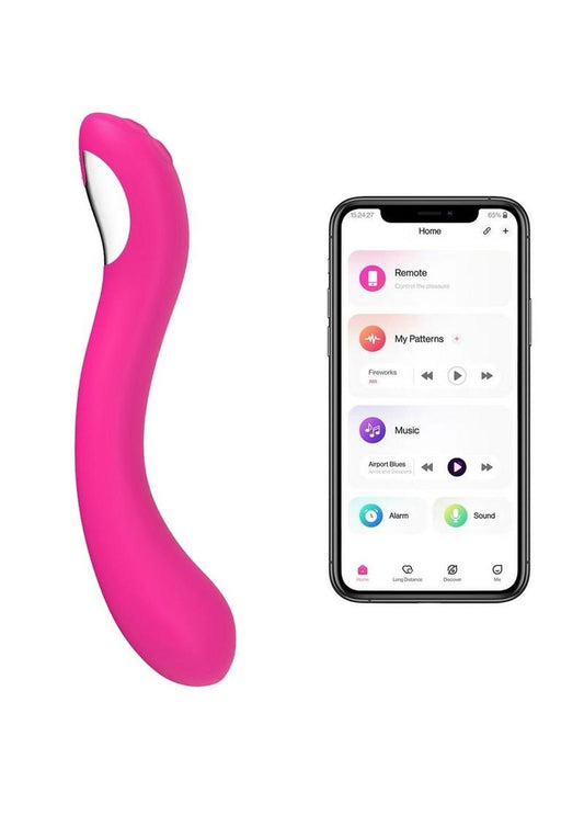 Lovense Osci 2 Rechargeable Remote Control G-Spot Vibrator - Pink