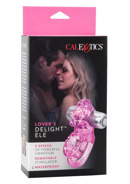 Lovers Delight Ele Vibrating Cock Ring with Clitoral Stimulation