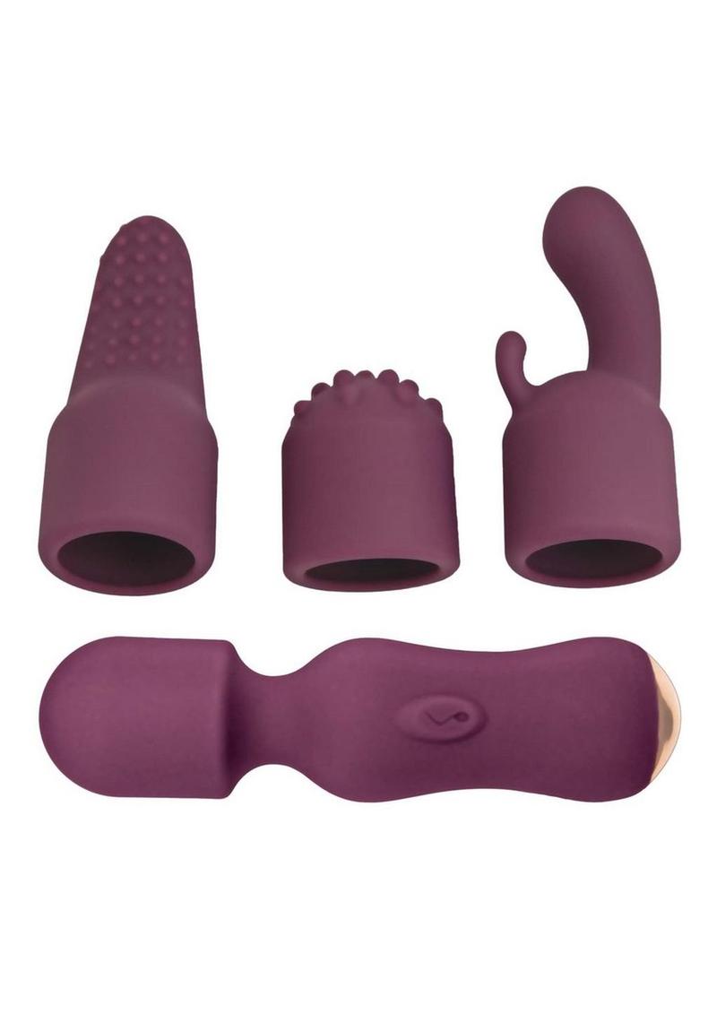 Lovers Kits Temptation Rechargeable Silicone Vibrator - Eggplant/Purple