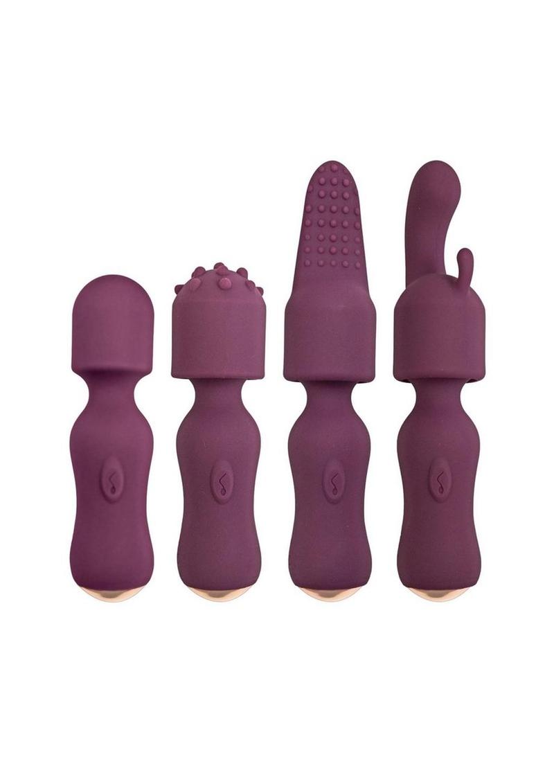 Lovers Kits Temptation Rechargeable Silicone Vibrator - Eggplant/Purple