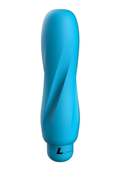 Luminous Ella Bullet with Silicone Sleeve - Aqua/Teal