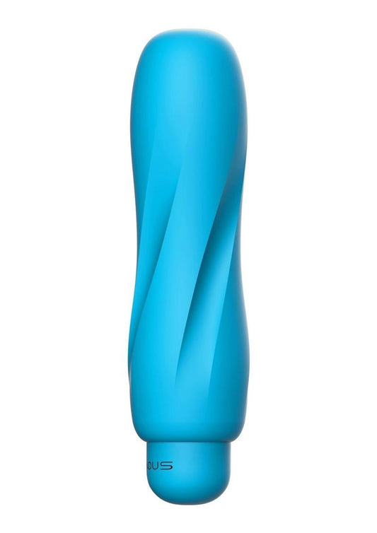 Luminous Ella Bullet with Silicone Sleeve - Aqua/Teal