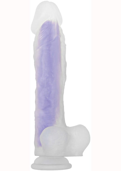 Luminous Stud Dildo with Balls