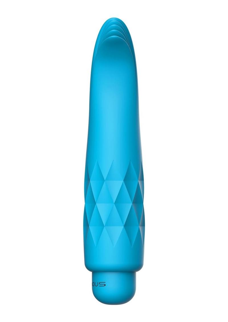 Luminous Zoe Bullet with Silicone Sleeve - Aqua/Teal